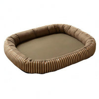 Nest-Style Pet Bed Striped Pet Cushion Washable for Dogs
