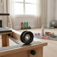 Channel-Type Groove Pulley with Bearing Low-Friction Grooved Pulley Wheel Compact Sliding Wheel Roller for Home Improvement Enthusiasts