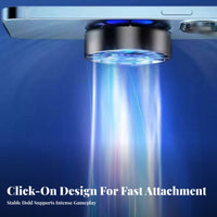 Lightweight Attractive Phone Cooler Quiet Operation Phone Cooling Fan for Live Streamers, Tech Enthusiasts, Clip Watching, Home Use