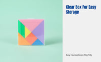 Tangram Game, Kids Educational Intelligence Board, Colorful Preschool Teaching Aid