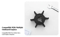 cooling pump Impeller Assembly Sturdy Construction Outboard engine Part for aquatic Mechanics, DIY hobbyists, Workshop, Garage