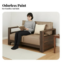 Nordic Design Wooden Frame Sofa New Chinese and & fashion Couch authentic leather Upholstery Household Furniture Available in Multiple Sizes for Apartment Dwellers, Interior Designers, Living Room, Reception Area, Office, book alcove alcove