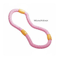 springing Waist Hoop Full Wrap Protection Soft Waist Hoop Noiseless Construction Padded springing Exercise Tool for Women, Home Workout