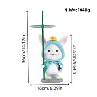 Animal Coil Holder Floor Standing Resin Repellent Holder Decorative Spiral Coil Container for Garden, Yard, Patio