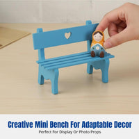 Modern Minimalist Wooden Mini Chair, Creative Home Display Decor, Photography Prop, Multi-Color Random