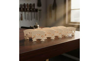 10 Pieces Maple Violin Bridge Notched Feet Maple wood bridges Wooden Music Accessory
