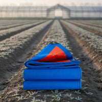 Tarpaulin with Grommets Tear-Resistant Heavy Duty Tarp Versatile Tarp with Grommets for Construction Site
