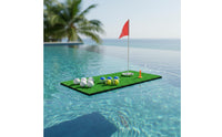 Buoyant Putting Surface Outdoor Water Practice Green Simulated Golf Putting Mat for Beginners, Pool, Backyard