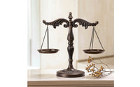 Vintage Scale Ornament Tabletop Iron Balance Scale Classic for Entryway Table
