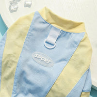 Cooling Vest for Small Dogs and Cats, Breathable Polyester Pet Vest with D-loop, Unisex Casual Style Summer Dog Clothes for Sun Protection Wear