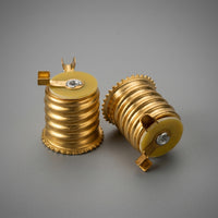 Bottle Lamp and Outdoor Lighting Brass E14 Lamp Holder, 300°C Heat Resistance E14 Base with 5A Welding Type, Threaded Light Screw E14, 1 Piece
