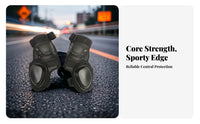 Adjustable Straps Motorcycle Knee Pads Contoured Hard Shell Knee Pads Vented Leg Guard Impact Protection