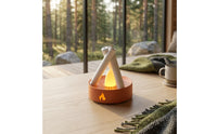 Campfire Night Light Rechargeable Campfire Lamp Night Light with Music Soothing Ambient Sound Machine Portable for Babies