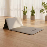 Cushioned Four-Fold Exercise Mat Portable Folding Exercise Mat Textured Compact for Home Workouts, Stretching, Dorm Rooms