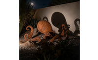Garden Stake Sculpture Nautical Cephalopod Sculpture Rustic Giant Squid Garden Statue for Homeowners