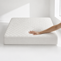 Luolai Home Textiles Cotton Fitted Sheet Mattress Protector, Thickened Antibacterial Washable