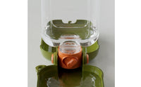 Doublefunction Portable Pet Water Bottle Lightweight Dog Water Bottle Bowl Leak Proof for Walking