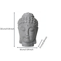 Buddhist Statue Carved Buddha Statue Outdoor Meditation Sculpture for Courtyard Styling