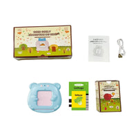 Interactive Flashcard Reader with Cards Portable Language Learning Toy Audio Bilingual Learning Toy Child-Centered for Travel