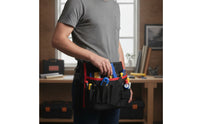 Tool Waist Bag Multi-Pocket Tool Pouch with Pockets Heavy-Duty for Home Repairs