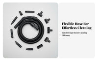 Easy to Install Vacuum Cleaner Hose Long-Lasting Corrugated Suction Hose Wear Resistant Flexible Vacuum Pipe Extendable for DIY Enthusiasts, Repair Professionals, Professional Cleaners, Home Cleaning, Workshop, Car Detailing