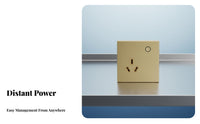 Type 86 Timed Control Function Connected Recept Alternating Current Le Outlet No Hub Required Wall for Homeowners, Tech Enthusiasts, Bedroom