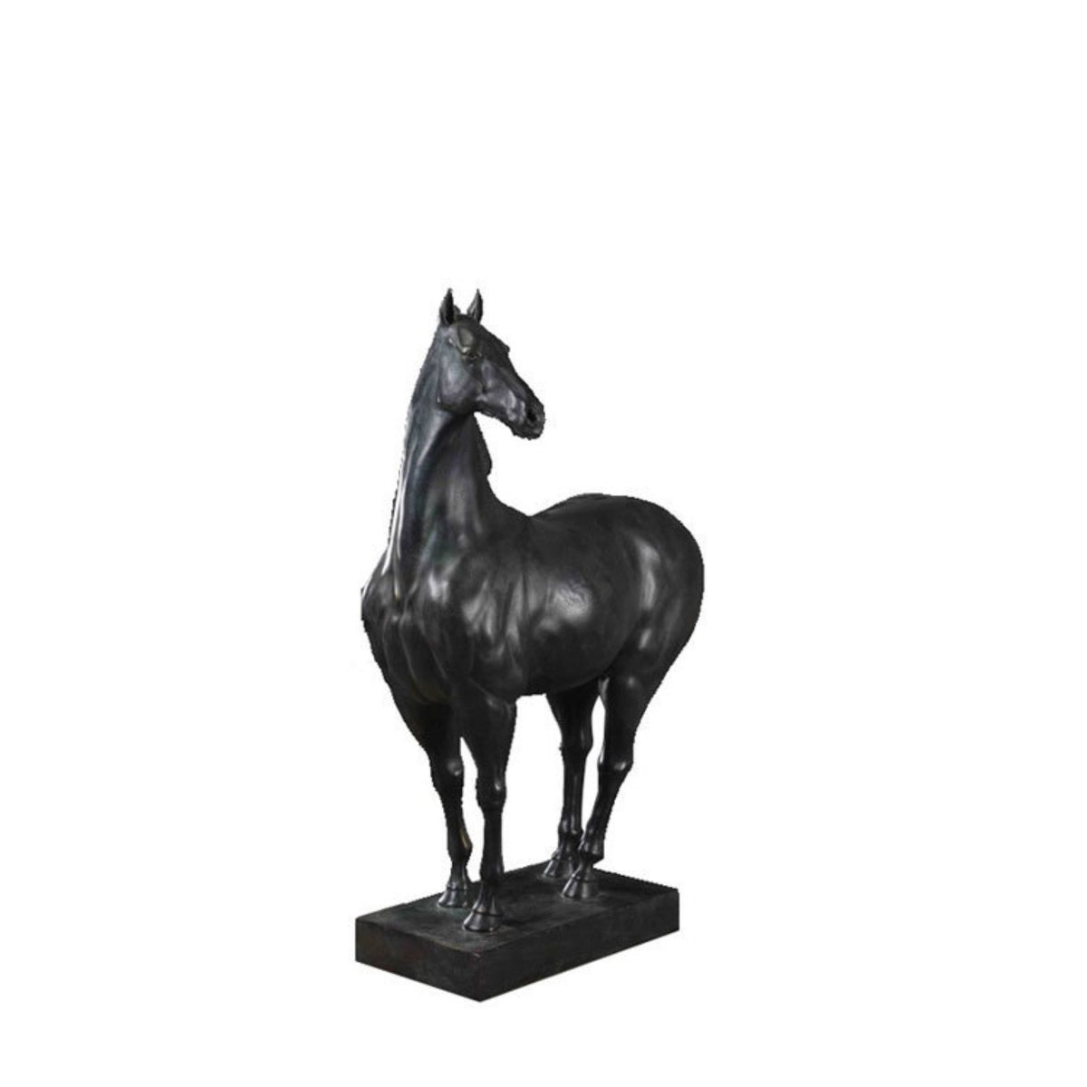 Alabaster Horse Sculpture Gift Idea Horse Tabletop Ornament Collectible Home Decor for , Entryway