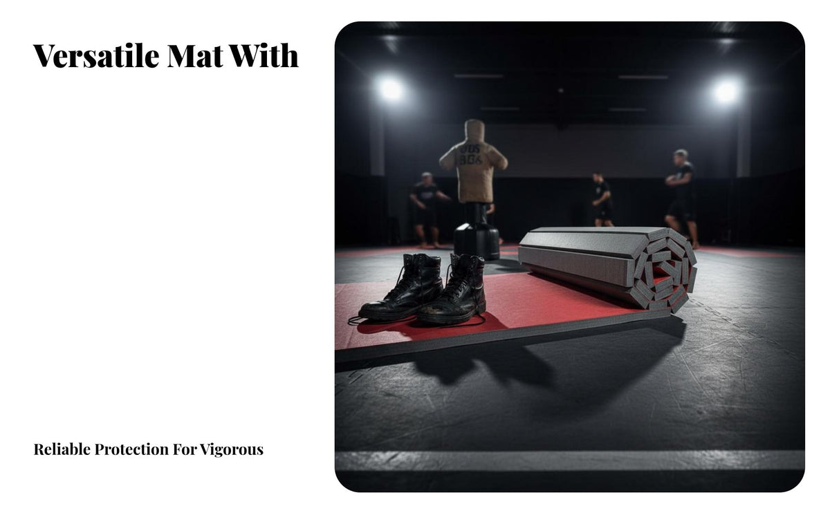 Anti-Slip XPE Foam Mat Wear-Resistant Wrestling Mat Roll High Resilience Sports Flooring Easy Installation for Combat Artists, Home Fitness Enthusiasts, Professional Athletes, Dojo, Gym, School P.E. Classes