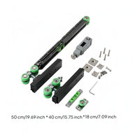 Sliding Door Hanger Wheel Kit Heavy-Duty Sliding Door Hardware Assembly Ball Bearing