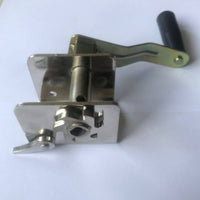 Metal Body Badminton Net Hand Crank Sturdy Construction Rope Winder Tensioner for Gym