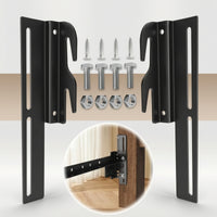 2 Pieces Headboard Adapter Brackets Adjustable Headboard Attachment Brackets Bed Frame Adapter Easy Installation for DIYers