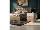 Bedside Storage Cabinet High Capacity Multi-Layer Drawer Cabinet for Living Room