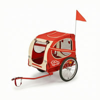 Enclosed Pet Cycle Trailer Breathable Dog Bike Trailer Comfortable Carrier Stable for Outdoor Travel
