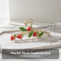 Decorative Hair Fastener Strong Hold Stylish Hair Accessory Versatile Styling Nature Inspired for Women, Parties, Formal Event S