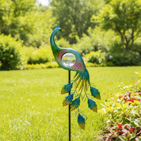 Peacock Solar Light Decorative Lights Sturdy for Courtyard
