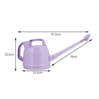 Long Spout Watering Can Adjustable Water Stream Watering Can with Sprinkler Head Non-Slip Base Large Capacity Sprinkler for Outdoor, Balcony