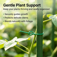 Synthetic Plant Tie Wire Dispenser, Tomato, Passionfruit, Fruit Tree & Vegetable Plant Tie, Built-in Cutter, for Climbing Plants