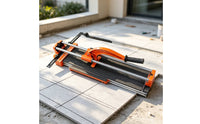 Manual Tile Cutter Hand Push Ceramic Tile Cutter Two Rail Tool for Tilers, Home Improvers, Home Renovation, Restroom Remodeling, Worksite