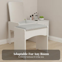 Makeup Vanity Stool Versatile Vanity Stool Easy to Clean Dressing Table Chair for Women