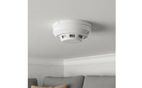 Direct-Wire Fire Alarm Illuminated Display Visual Notify Photoelectric Fire Alarm Ceiling Mount Fire Alarm Rapid Detection Home