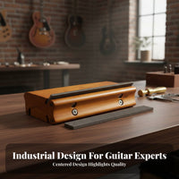 Multiple Filing Angles 3 Angle Fret File Solid Wood Body Guitar Fret Beveling File Professional Grade for Guitarists, Workshop, Music Studio