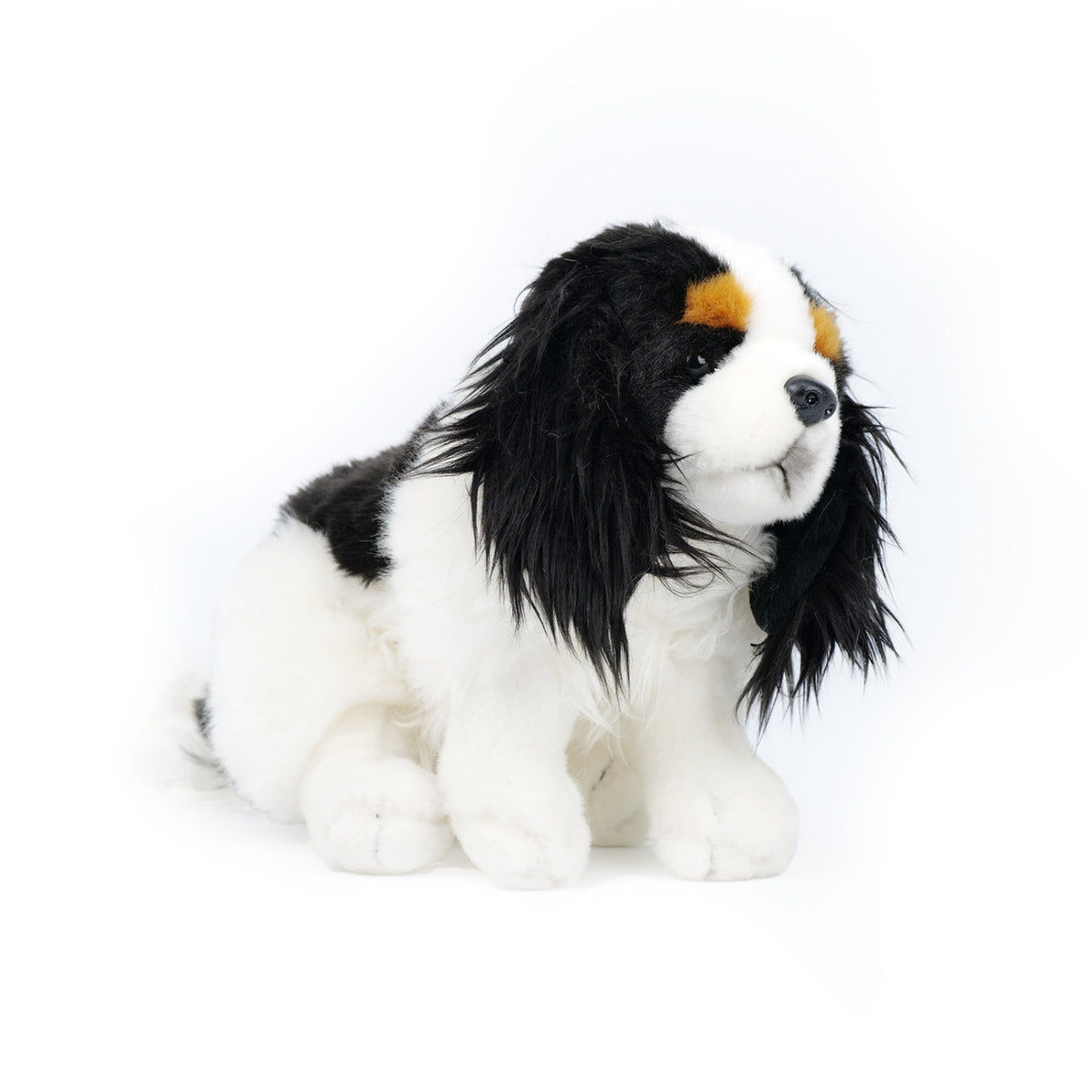 Cavalier King Charles Spaniel Stuffed Animal Lifelike Cavalier Spaniel Stuffed Animal Dog Plushie Realistic Stuffed Dog Toy