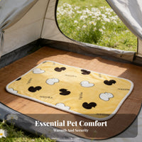 Soft Fleece Pet Blanket All Seasons Use Soft Fleece Dog Blanket Versatile Printed Dog Throw for Young Dogs, Kittens, Kennel, Crate, Couch