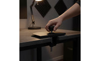 Monitor Mount Reinforcement Plate Sturdy Monitor Arm Reinforcement Plate Bracket Anti-Slip Stable for Glass Desk, Home Office