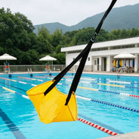 Swimming Resistance Training Device Heavy-Duty Swim Comfortable Drag with Belt for Swimmers