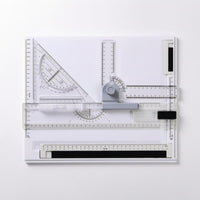 Sketch Board Non-Slip Grip Drafting Board Transparent Art Tool