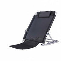 Ergonomic Design Adjustable Bed Backrest Padded Headrest Sit-up Support Frame Foldable & Portable for Adults, Nursing Home, Bedroom, Reading