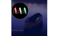 Compact Boat Navigation Light Water-Resistant Light with Clip Portable Lightweight for Night Boating