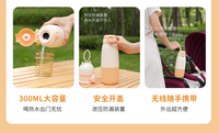 恒温壶婴儿外出专用无线便携式恒温水杯保温调奶冲奶神器调奶