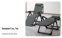 Foldable Folding Deck Chair Comfortable Weightless Reclining Chair Adjustable Recliner Space-Saving for Office Workers, Homeowners, dozing, Balcony, Living Room, spineyard